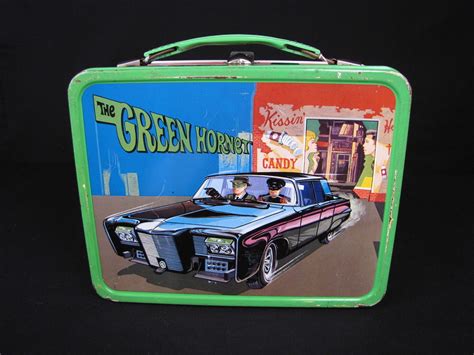 green hornet metal lunch box 1960s|green hornet lunchbox for sale .